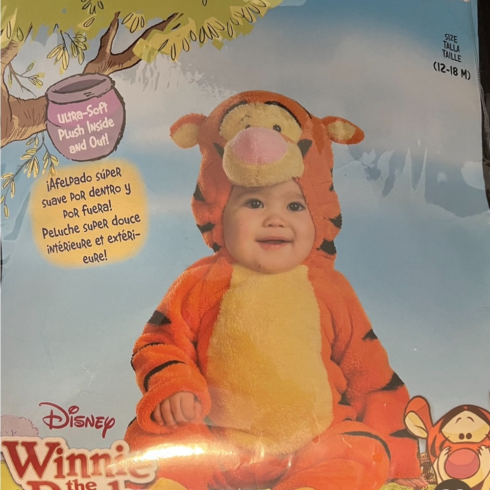 COPY - 12-18 month Tigger Costume Toddler Infant Winnie the Pooh